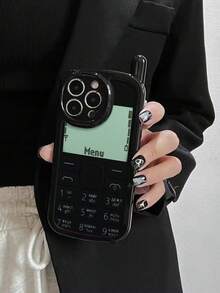 Ốp điện thoại di động 1 cái mới, cá nhân hóa, màu đen mờ, chống rơi, tương thích với iPhone 15, ốp bảo vệ mềm, bóng, nhiều màu sắc, tương thích với iPhone 17Pro/17Air/17/17ProMax 16/11/16Pro/16Plus/16ProMax/16E/15ProMax/13/14/12/XS/XR/7G/8P3, 14, 11, P12, XS - Nhiều màu - Xem 3