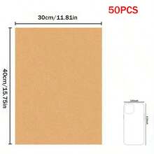 50/100pcs Disposable Baking Paper, Suitable For Various Barbecues, Deep Fryers, Pizzas, Snacks, Etc. It Is Oil And Waterproof And Can Directly Contact Food - View 11