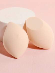 2pcs Portable Irregular Makeup Sponge For Daily Use - Apricot - View 1