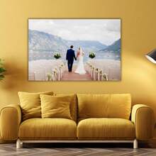 1pc Personalized Canvas Printing, User-Defined Canvas Printing, Converting Your Pictures Into Canvas Form, Canvas Art Creation, Photography Printing, Love, Wedding, Closing Ceremony, Family Art Works,Custom Poster, Room Decor, Customized Wall Art, Pictures Custom Photo, Customizable Things, Optional Frame, Bathroom Decor, Kitchen Decor, Living Room Decor, Bedroom Decor, Office Decor, - Multicolor - View 7