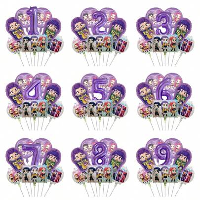 K-Pop Purple Number…