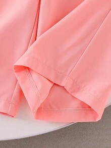 Bộ đồ hè màu hồng nhạt cho bé gái, áo hai dây xếp tầng + quần ống rộng 2 món, điểm nhấn nơ tinh tế, chất vải mềm mại thoáng khí, rộng rãi và thoải mái cho trang phục hàng ngày. - Hồng - Xem 8