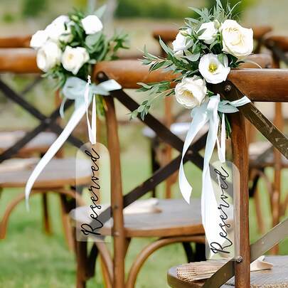 Bộ 10/20 thẻ quà tặng hình vòm bằng acrylic trống cho đám cưới, thẻ ghi tên bằng acrylic kèm ruy băng, thẻ tên trong suốt tự làm, thích hợp để trang trí bàn tiệc cưới, tiệc sinh nhật, kỷ niệm, sự kiện, thẻ gói quà, thẻ đánh dấu sách.