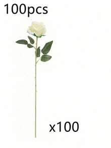 100/50/20/10/6/1 bông hoa hồng lụa nhân tạo, hoa hồng giả thân dài giống thật dùng để trang trí nhà cửa, phòng ngủ, đám cưới, quà tặng Ngày của Mẹ, giỏ hoa, trang trí xe hơi, phụ kiện quần áo, quà tặng Ngày Valentine, vật trang trí bàn ăn, bó hoa tự làm, quà tặng tốt nghiệp, trang trí phòng ngủ (Màu trắng) - trắng - Xem 10