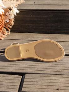 适合海滩度假和早午餐的完美金色凉鞋 - 金色 - 查看 2