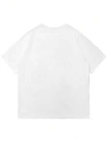 Camiseta de manga corta de unicolor para hombres GRDR, cómoda y transpirable para uso en verano - Blanco - Ver 4