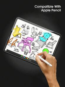 1pc Tempered Glass Screen Protector, Compatible With IPad, Galaxy Tab, Pad SE, HONOR Pad, Mi Pad, MatePad Air, Scratch-Resistant, Sensitive Touch - Clear - View 10