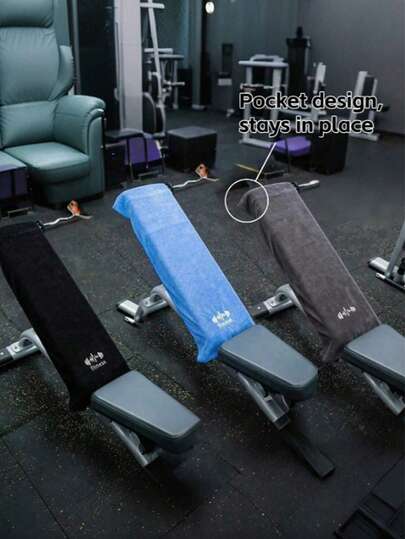 Quick-Dry Sport Towel With Storage Pocket