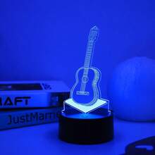 1pc Multi-Color 3D Night Light, 7-Color Game Controller Series Night Light, USB Powered LED Desk Lamp, Suitable For Bedroom Bedside, Atmosphere Lamp, Creative Gift Night Light - 彩色 - 查看 7
