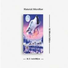 1pc Bestselling Dark Grim Reaper Beach Towel, Ins Style, Essential For Fashionable Men Photo Shoots, Quick-Drying - Hju-64 - View 9