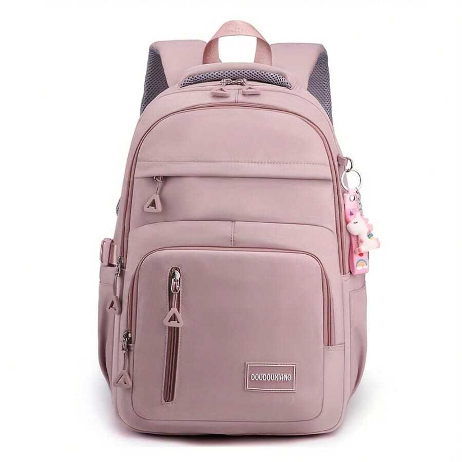 New Fashionable Versatile Minimalist Casual Large Capacity Multi-Pocket Multifunctional Women Backpack