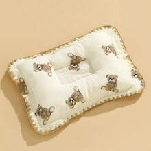 1 chiếc gối định hình đầu phẳng mềm mại, thoáng khí, in hình dành cho trẻ em, thấm hút tốt, có thể giặt được quanh năm. - 25*40 cm - Xem 6