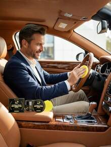 3-In-1 Leather Care Cream, Household & Automotive Leather Cleaner, Conditioner And Protectant - Solid State - View 4