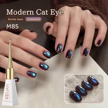 XEIJAYI 1支装 10毫升 现代猫眼美甲凝胶 半永久美甲浸泡 UV LED 美甲沙龙 DIY 美甲凝胶 - 彩色 - 查看 12