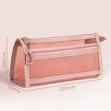 1个双层透明网状铅笔盒，高品质文具袋，大容量，适合学生考试使用 - 筆袋 - 查看 10