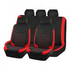9pcs/Set Universal Car Seat Covers With Airbag, New Football Quilted Design, Specially For Women - Seat Cover Football - View 4