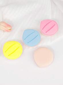 1/2/3/5/10 Pieces Of Macaroon Cotton Candy Cosmetic Sponge, Super Soft And Thick Air Cushion Dry And Wet Powder Puff, Suitable For Liquid Foundation, BB Cream And Loose Powder. - Multicolor - View 8