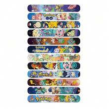 12pcs Set Slap Bracelets, Cartoon Snap Wristbands, Party Gifts, Styles Shipped Randomly - Multicolor - View 8