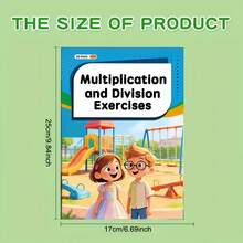3000 Questions Workbook, Focused Multiplication & Division Practice, Math Workbook, Teaching Aids, Learning Tool For Students To Easily Master Math Multiplication And Division - Multicolor - View 5