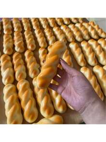 1pc Extremely Slow-Rising Toasted Bread Squishy, Birthday, Christmas Or Halloween Gift (Handmade, Some Minor Imperfections Are Normal, Please Do Not Purchase If You Have Objections) - Multicolor - View 4