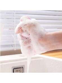 10 Pcs 2-In-1 Dishwashing Scrub & Sponge For Kitchen (Pack Of 10 Pcs) Cleaning Dishes And Cookware Household Items Cleaning Supplies Kitchen Essentials Bathroom - 10 Tablets - View 11