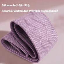 1条瑜伽弹力带臀部弹力环健身训练女士阻力带力量训练拉伸臀部健身房 - 彩色 - 查看 7