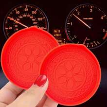 1 buc Accesorii pentru interior auto, suport antiderapant, pernă de izolare termică, covoraș anti-praf pentru suport de pahare, pernă de silicon pentru pahare, pernă anti-scurgere, universal pentru mașină - Multicolor - Vizualizare 7
