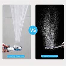 高压水射流淋浴喷头螺旋桨驱动涡流清洁手持式淋浴喷头套装 - 1 - 查看 8