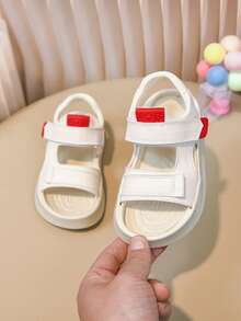 Toddler Boys' Sandals, Shoes For 1-6 Years Old, New Summer Beach Shoes, Baby First Walking Shoes - Beige - View 6