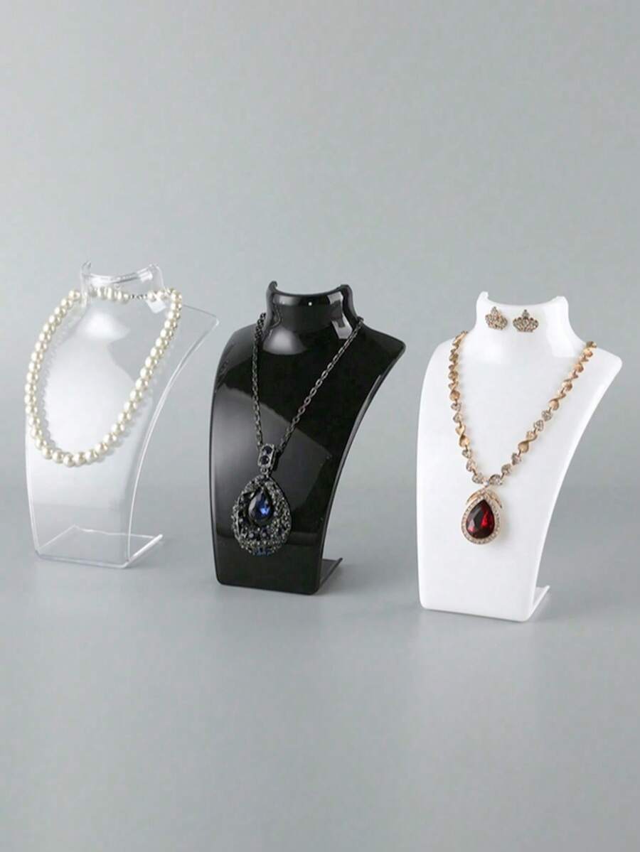 1/6pcs Necklace Jewelry Display Stand, Suitable For Necklaces, Pendants, Store/Booth Display, Great For Sunny Days, Travel, Back To School Season, Jewelry Storage Box, Jewelry Display Rack, Home Decor