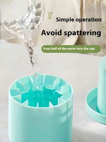 1 PC Press The Mini Ice Cube Tray Gently, A Portable Mini Ice Mold Plate, A Homemade Quick-Freezing Ice Cup, A Convenient Carryable Ice Box For The Kitchen, Ice Block Molds. Ice Molds Are Easy To Use And Durable, Suitable For Making Ice Cubes. Round Ice Block Mold - Mini Cup Ice Bucket, Shaved Ice Accessories, Suitable For Whisky, Bars, Clubs, Restaurants And Households - An Ideal Choice For Beverage Alcohol And Kitchen Accessories, Camping Equipment - Multicolor - View 4