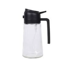 1个470毫升泵式喷雾油瓶，喷雾/倾倒两用，油喷器，油分配器 - 查看 11