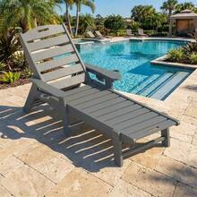 Outdoor Chairs - Grey Without Wheels - View 1