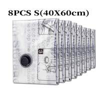 Bộ 8 túi nén chân không dày, túi hút chân không trong suốt, túi đựng đồ, túi đựng và sắp xếp quần áo gia đình - Túi nén chân không, túi đựng chân không, túi hút chân không, túi đựng chân không - Túi nén chống ẩm, chống nấm mốc, chống bụi, túi đựng tiết kiệm không gian - Túi nén chân không dày, túi nén composite PE+PA, túi nén trong suốt, vật dụng cần thiết cho kho cho thuê. - Nhiều màu - Xem 19