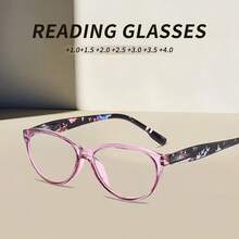 5PCS Women's Cat Eye Floral Reading Glasses - Comfortable Spring Hinge Eyewear Set - Nhiều màu - Xem 5