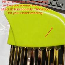 Cortador ondulado de acero inoxidable, se puede usar para cortar patatas, zanahorias, verduras, también puede cortar formas onduladas, sirve como cortador de patatas fritas - Multicolor - Ver 9