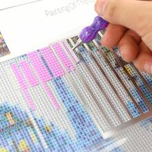 1PC Stainless Steel Diamond Painting Auxiliary Tool Ruler Diamond Dot Drill Alignment Tool Ruler For Diamond Art Tool - View 6