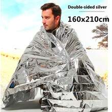 Multifunctional Travel Emergency Thermal Blanket, Outdoor Survival Insulation Blanket, Aluminum Foil Cold-Proof Blanket - Thermal Blanket - View 7