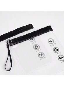 5PCS Of Clear EVA Toiletry Bags - TSA Certified, 1 Quart (Approx. 950 Ml) Capacity, With Zipper, Leak-Proof Seal, Waterproof Travel Cosmetic Bags, Suitable For Toiletries, Cosmetics And Liquids (20x20 Cm / 7.8in*7.8in). - Multicolor - View 7