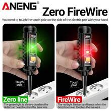 B15 Induction Test Pen Highlight Color Light Professional AC Voltage Detection Electrician Screwdriver Testing Tools 5FPA - Black - View 3