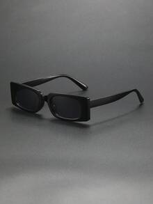 4pcs/1pc Men's Square Minimalist Fashion Glasses - Multicolor - View 5