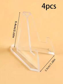 Bộ 2/4 giá đỡ trưng bày bằng acrylic, đế trưng bày trong suốt, đế trưng bày đồ sưu tầm mini, giá đỡ đa chức năng. Thích hợp cho đồ sưu tầm, tác phẩm nghệ thuật, ảnh, danh thiếp, tranh vẽ, quà lưu niệm, huy chương, v.v. - Acrylic - Xem 10