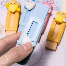 chiikawa 1个可爱卡通推拉橡皮擦，绘画专用，学生美术橡皮擦，新年礼物，情人节礼物，复活节礼物【随机款式】 - 彩色 - 查看 5