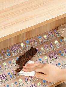 1 tấm lót ngăn kéo và kệ 6 họa tiết mới, chống trượt và chống dính, dày và bền, keo dính chắc chắn, chống thấm nước, dễ lau chùi, thích hợp cho mặt bàn và các bề mặt khác. - Xem 3