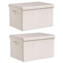 Hộp đựng quần áo, chăn ga gối đệm (1/2 chiếc), hộp đựng đồ gấp gọn có nắp, hộp sắp xếp quần áo, tủ quần áo gia đình và ký túc xá. - cơm - Xem 15
