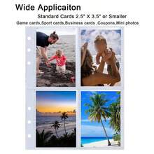 Kpop Photocard Binder With 25 Pages 4-Pocket Card Collector Album With 200 Card Slots PU Leather Cover Organizing Cards - Multicolor - View 3