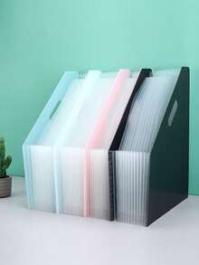 13-Slot A4 Expandable Accordion File Folder, Vertical Desktop Document Organizer, High Capacity For Students, Teachers, Exam Takers, File Sorting And Storage - Classic - View 11