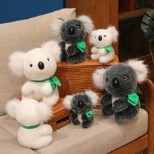 1 pieza Muñeco de peluche realista de oso koala, muñeco de peluche suave de oso koala, muñeco de peluche de oso koala lindo y realista, muñeco de peluche para niños, decoración del hogar, adecuado para niños y niñas, regalo para fiestas, regalo del Día del Niño, regalo de cumpleaños, Acción de Gracias, Navidad - Multicolor - Ver 10