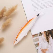 Creative Quirky Dried Fish Shaped Ballpoint Pen, Ocean Series Fish Shaped Pen, Practical Gift, Suitable For Holidays, Birthdays, Well-Crafted Household Essential - Creative and Quirky Salted Fish-shaped Ballpoint Pen - View 11