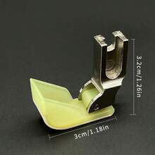 工业缝纫机棉线压脚套装，塑料平缝机棉线压脚，缝纫机配件 - 船型塑膠壓腳1個 - 查看 3